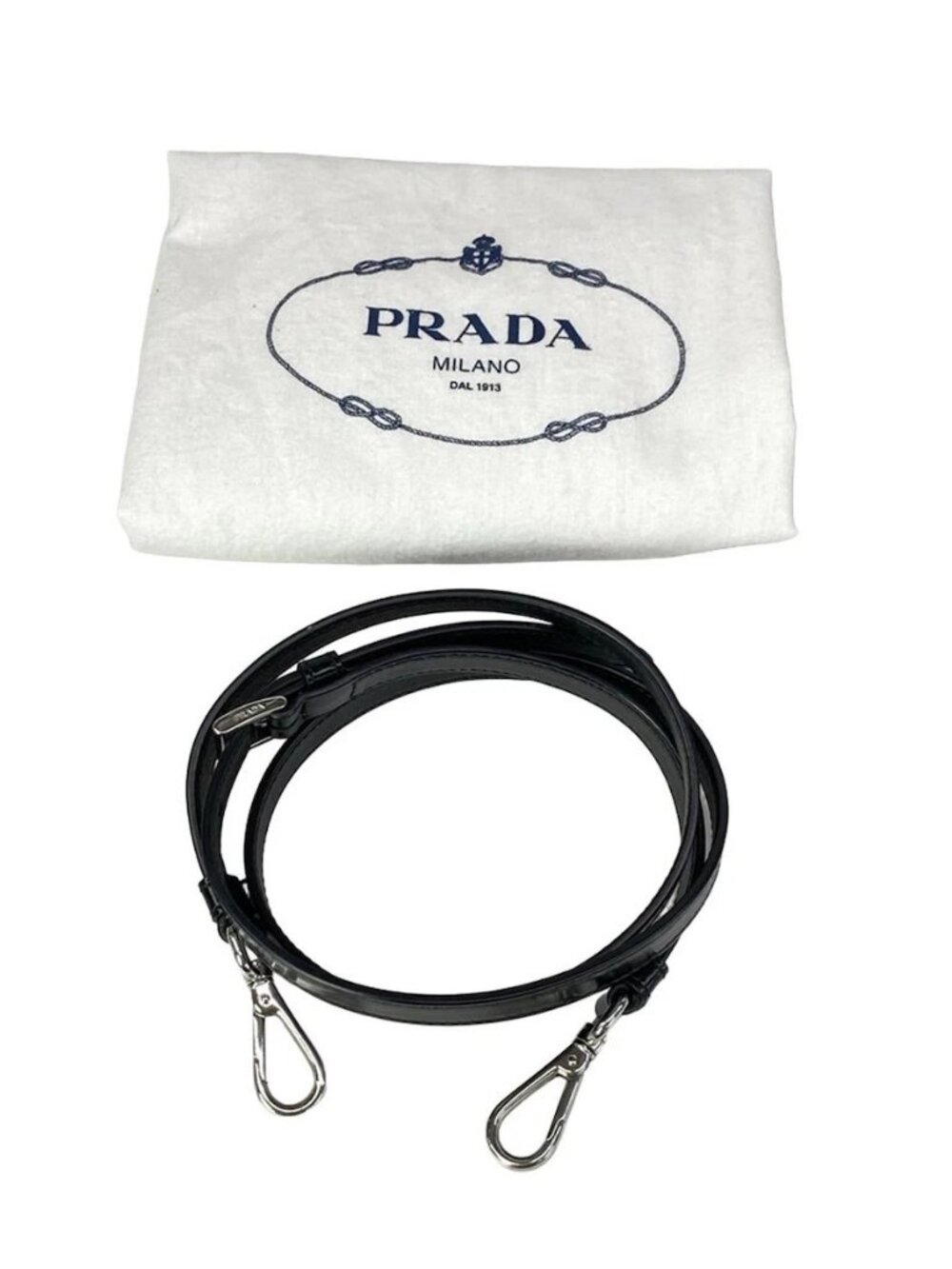 PRADA - Black Nylon Leather Handbag - Picture 14 of 16